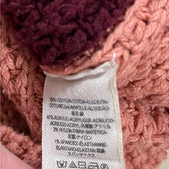 Free People Park City Color-block Chunky Knit Pullover - Picture 6 of 9